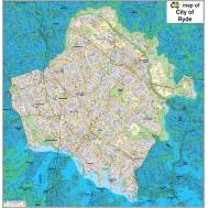 Ryde Council LGA Map 
